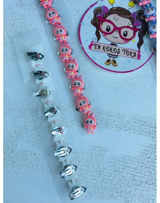 Labubu Modelli Saç Küpesi