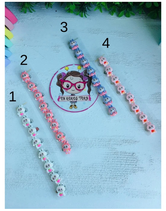 Labubu Modelli Saç Küpesi