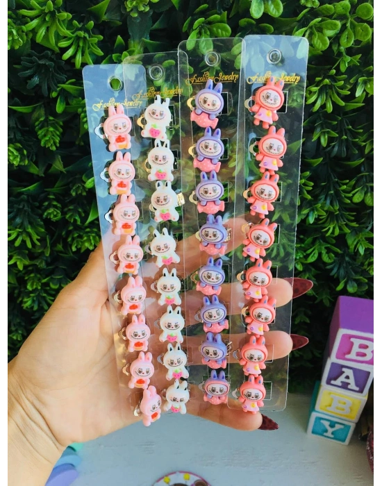 Labubu Modelli Saç Küpesi