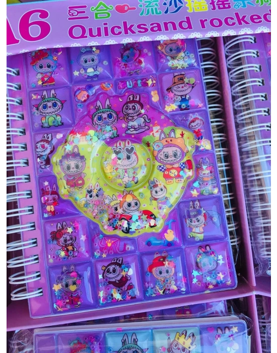 Labubu Orta Boy Sulu Sticker’lı Not Defteri