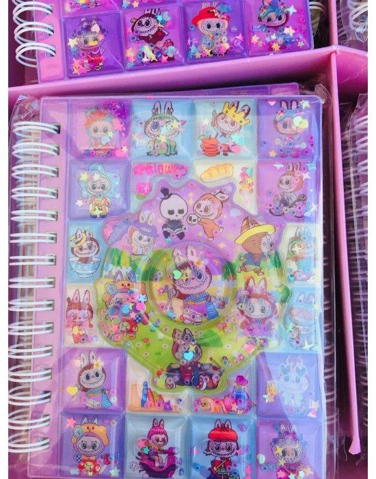 Labubu Orta Boy Sulu Sticker’lı Not Defteri