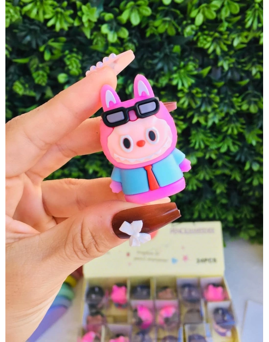 Labubu Silikon 3D Kalemtraş