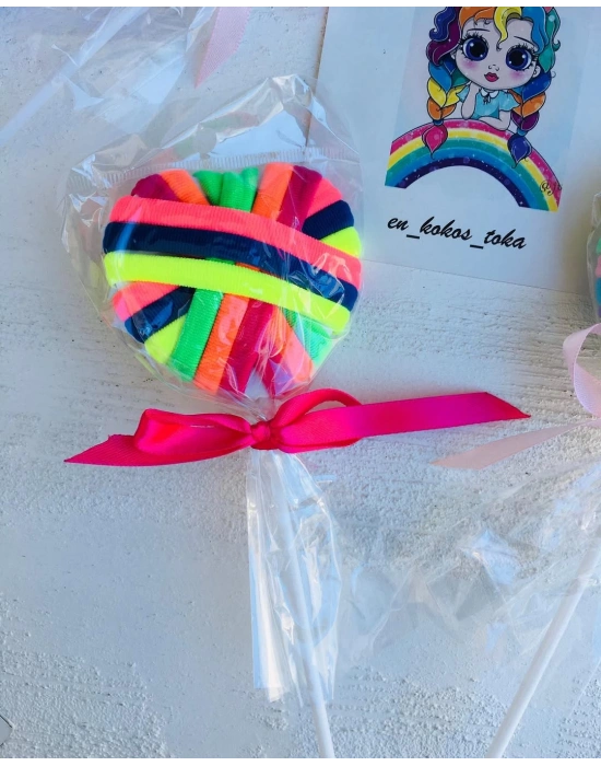 Lolipop Havlu Lastik Toka