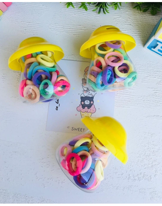 Mantar Desenli Kumbaralı Havlu Lastik Toka