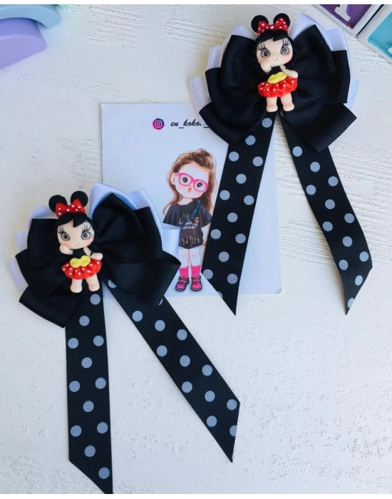 Miki Bebekli Tatlı Fiyonk Klips Toka