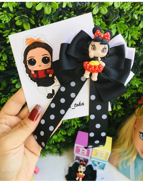 Miki Bebekli Tatlı Fiyonk Klips Toka