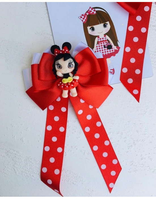 Miki Bebekli Tatlı Fiyonk Klips Toka