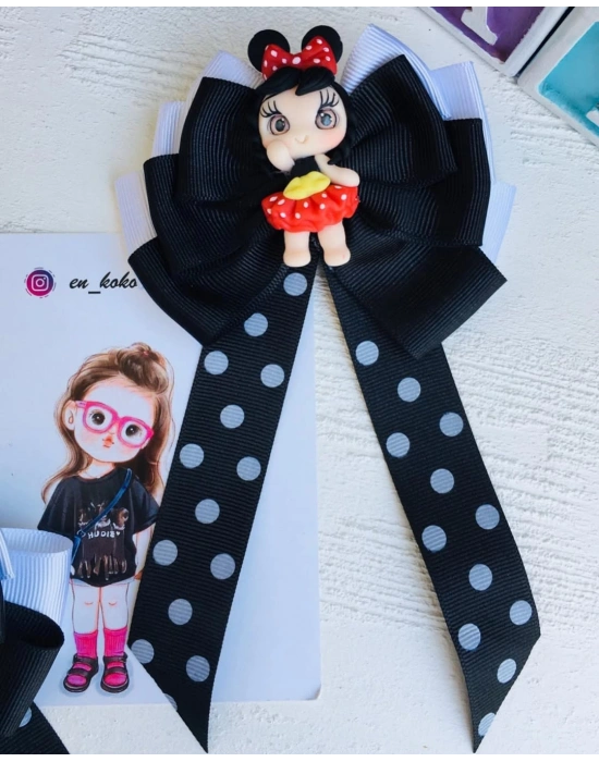 Miki Bebekli Tatlı Fiyonk Klips Toka