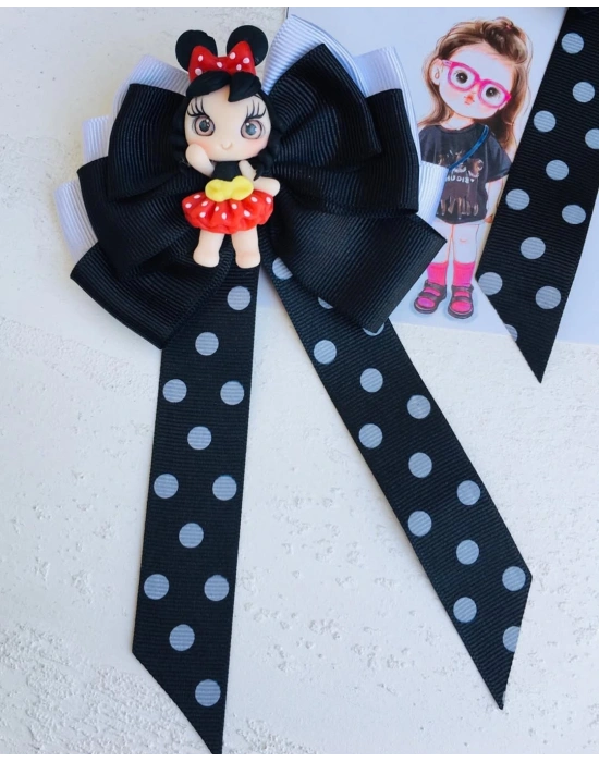 Miki Bebekli Tatlı Fiyonk Klips Toka