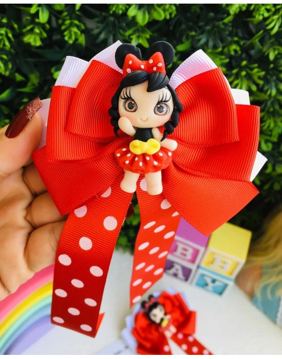 Miki Bebekli Tatlı Fiyonk Klips Toka