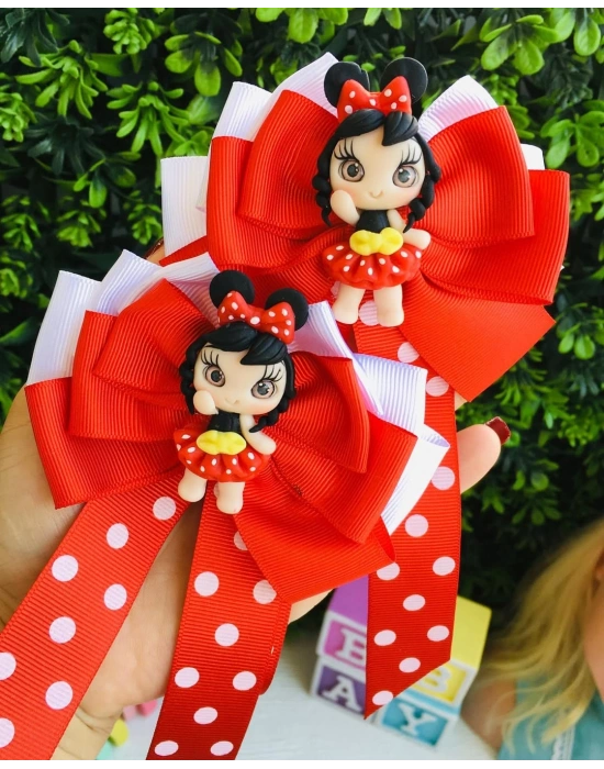 Miki Bebekli Tatlı Fiyonk Klips Toka