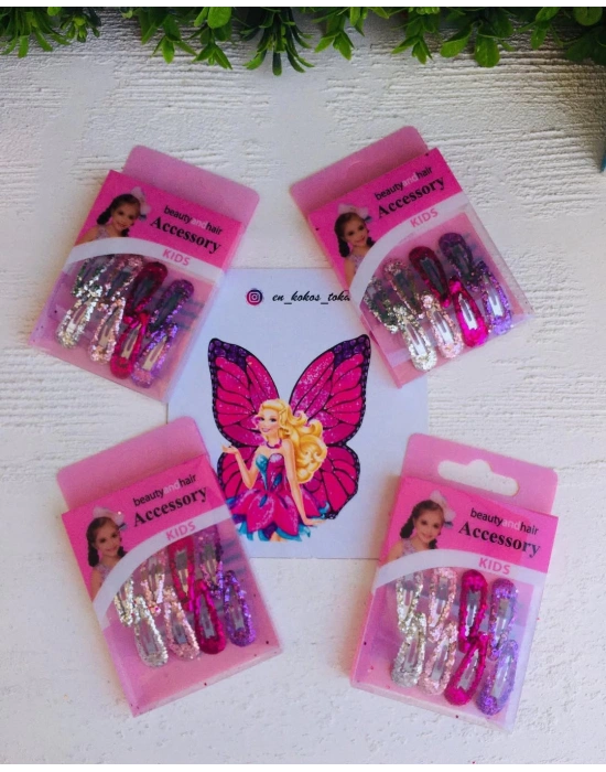 Mini Boy Dökülmez Simli Çıtçıt Toka