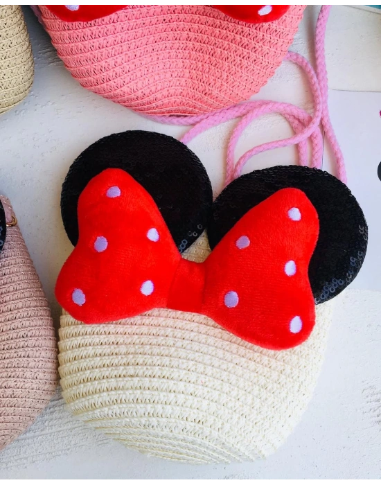 Mini Mouse Hasır Çanta