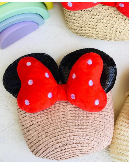 Mini Mouse Hasır Çanta