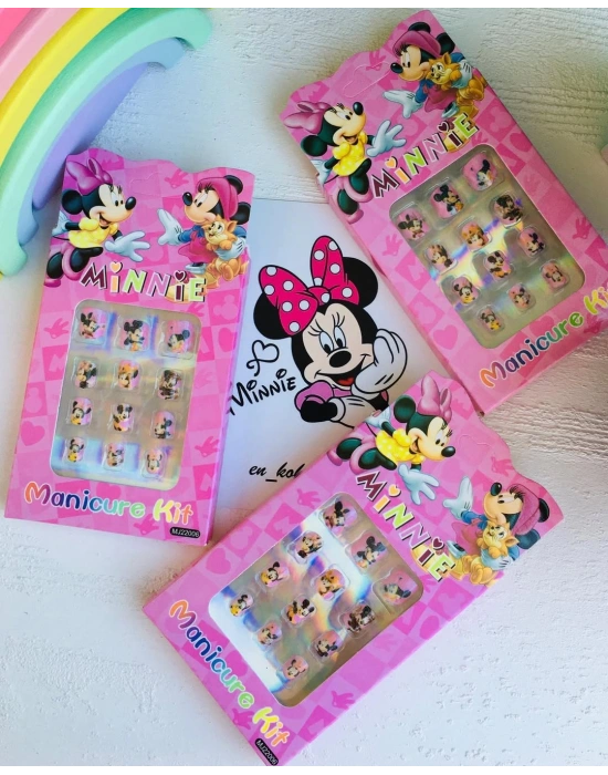 Minnie Çocuk Takma Tırnak