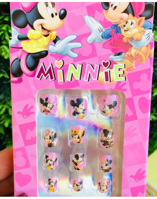 Minnie Çocuk Takma Tırnak