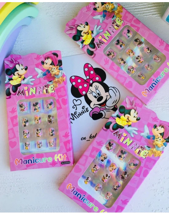 Minnie Çocuk Takma Tırnak