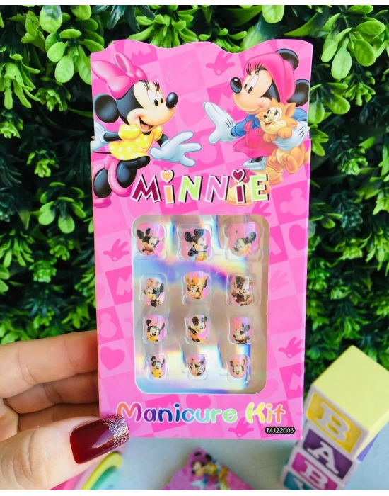 Minnie Çocuk Takma Tırnak