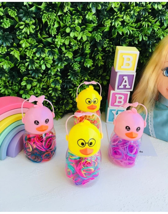 Ördek Desenli Lastik Toka