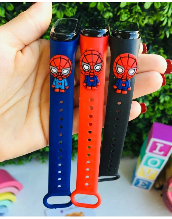 Örümcek Adam Desenli Dijital Saat