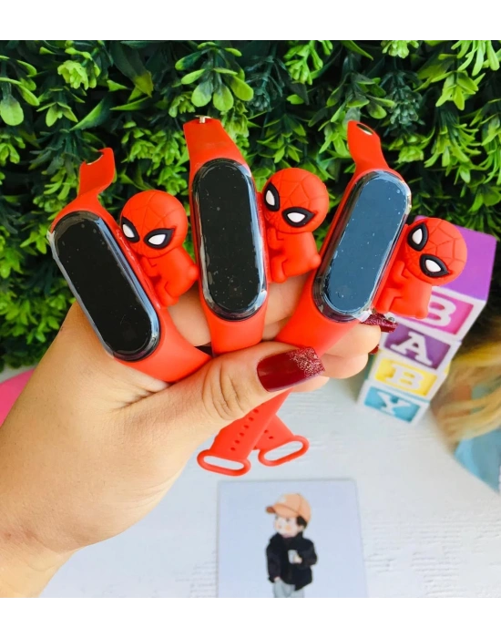 Örümcek Adamlı 3D Dijital Saat