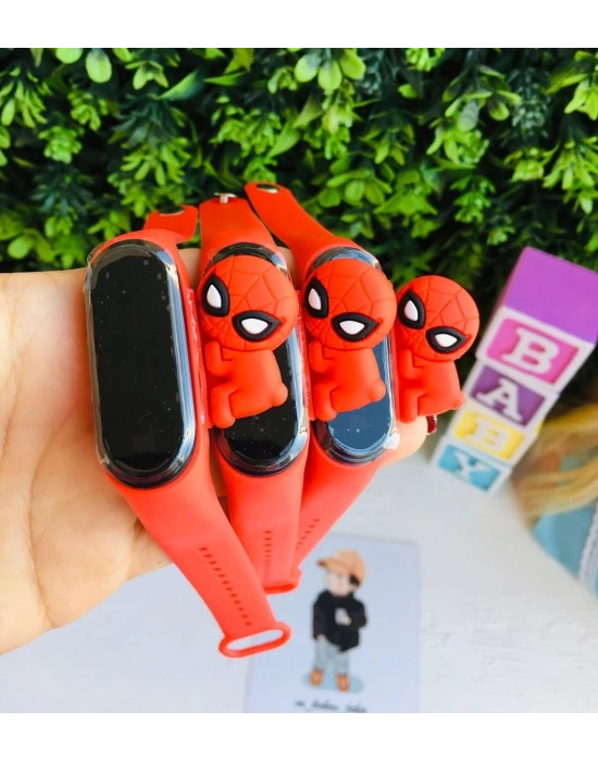 Örümcek Adamlı 3D Dijital Saat