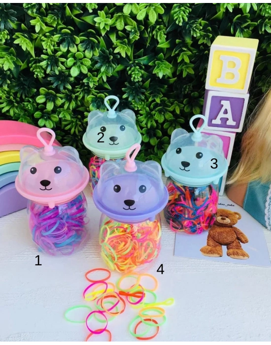 Panda Desenli Cimcime Lastik Toka