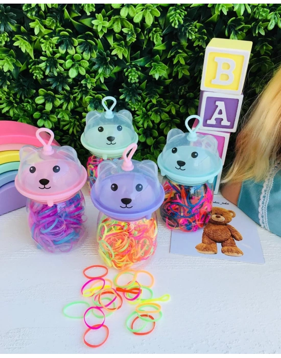 Panda Desenli Cimcime Lastik Toka