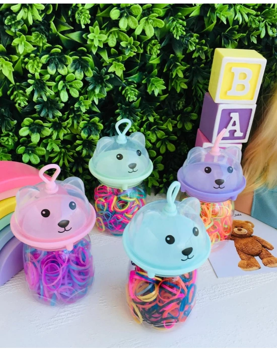 Panda Desenli Cimcime Lastik Toka