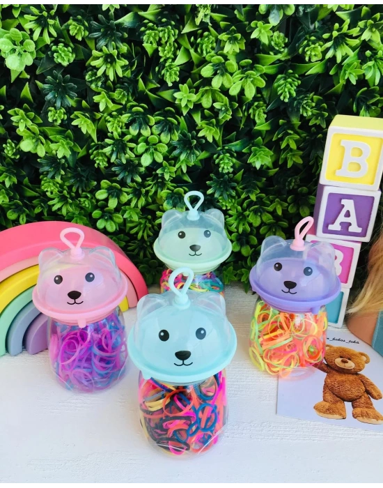 Panda Desenli Cimcime Lastik Toka