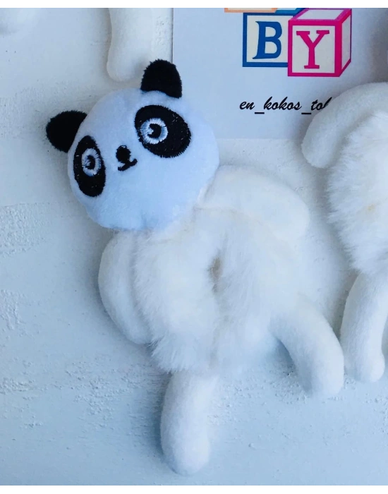 Pandalı Peluş Lastik Toka