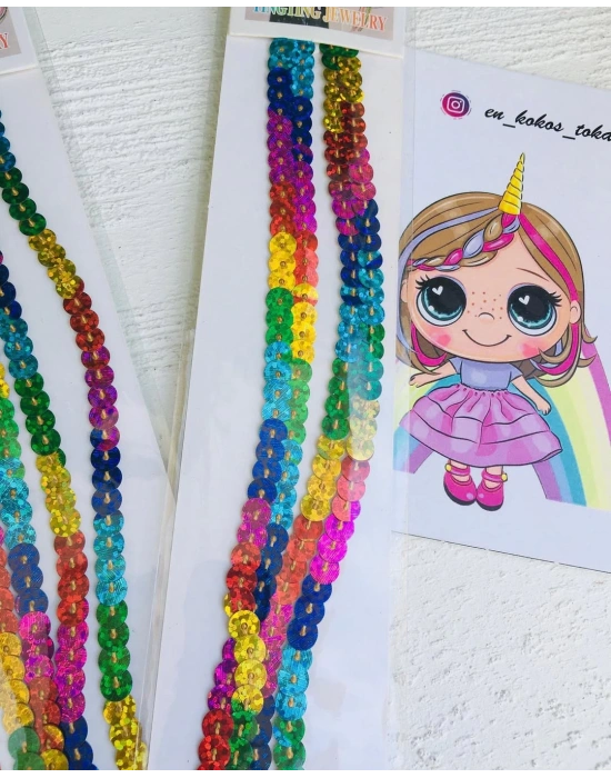 Payetli Saç Aksesuarı