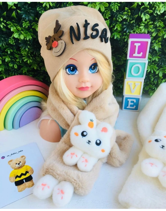 Peluş Ayıcıklı Atkılar