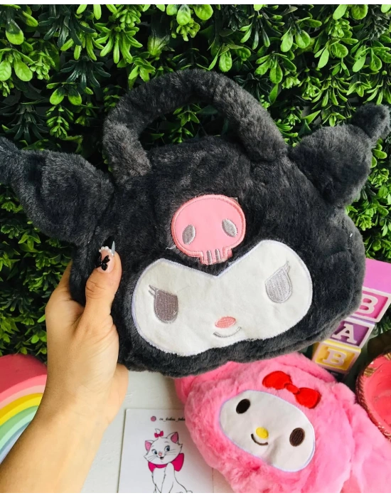 Peluş Kuromi Ve My Melody Çanta