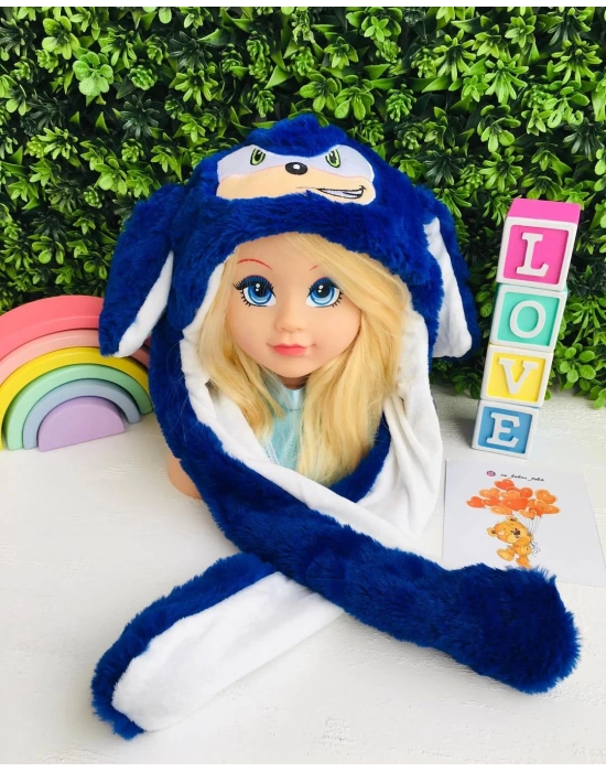 Peluş Zıplayan Kulaklı Şapkal