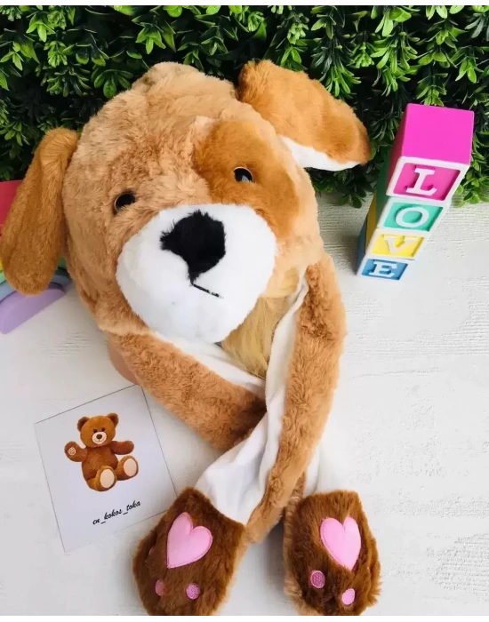 Peluş Zıplayan Kulaklı Şapkalar