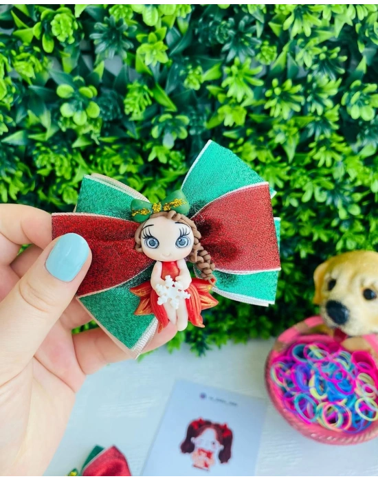 Polimerkil Bebeklerden Yapılmış Olan Minnoş Fiyonk Tokalar