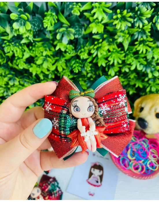 Polimerkil Bebeklerden Yapılmış Olan Minnoş Fiyonk Tokalar