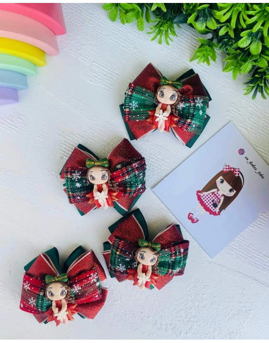 Polimerkil Bebeklerden Yapılmış Olan Minnoş Fiyonk Tokalar