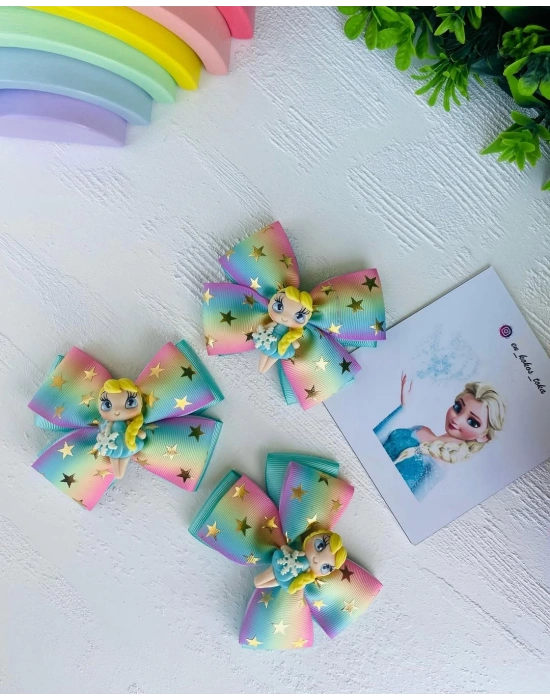 Polimerkil Bebeklerden Yapılmış Olan Minnoş Fiyonk Tokalar