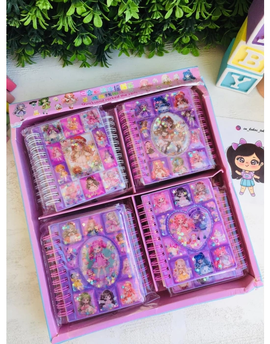 Prenses Serisi Sulu Sticker’lı Not Defteri