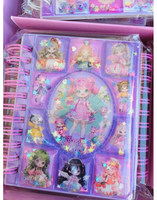 Prenses Serisi Sulu Sticker’lı Not Defteri