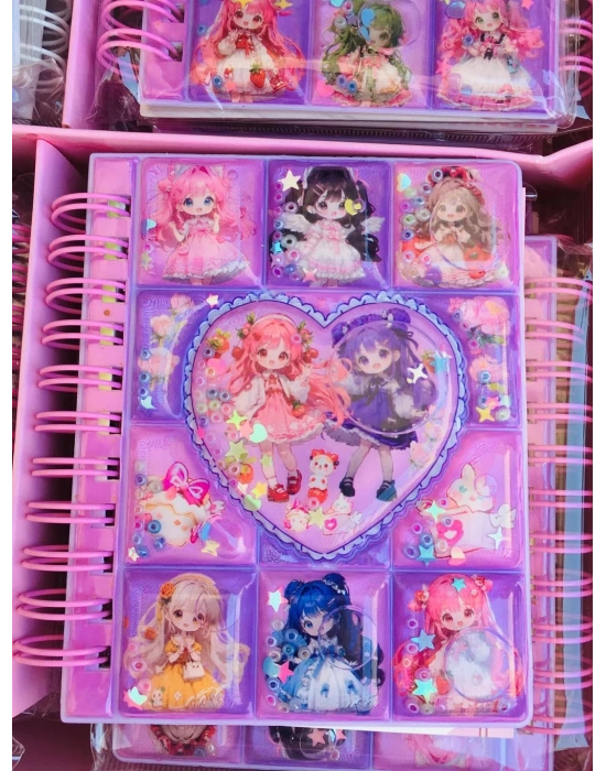 Prenses Serisi Sulu Sticker’lı Not Defteri