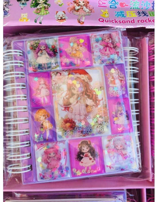 Prenses Serisi Sulu Sticker’lı Not Defteri