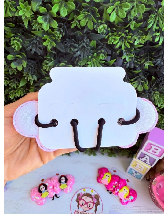 Pullu Prenses Detaylı Lastik Toka