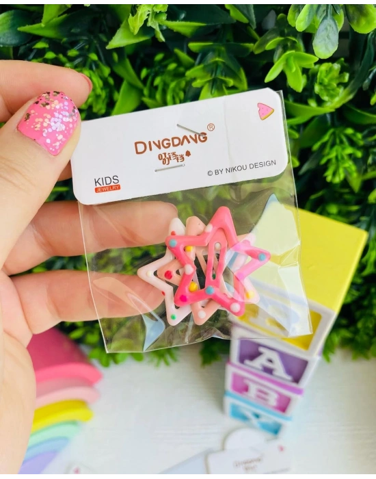 Rengarenk Çıtçıt Tokalar