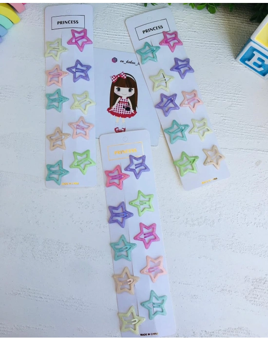 Renkli Çıtçıt Tokalar