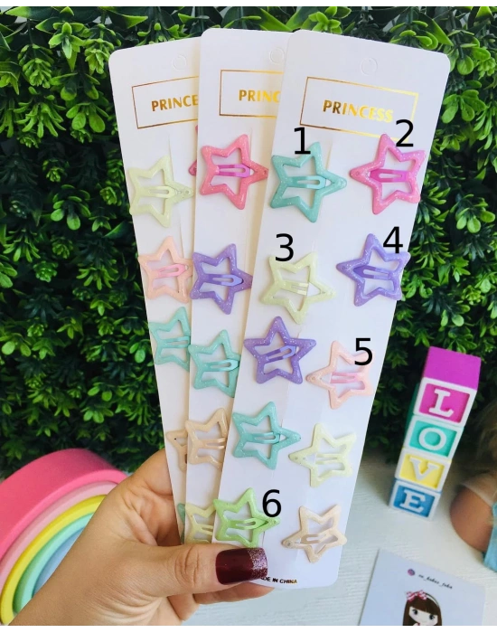 Renkli Çıtçıt Tokalar