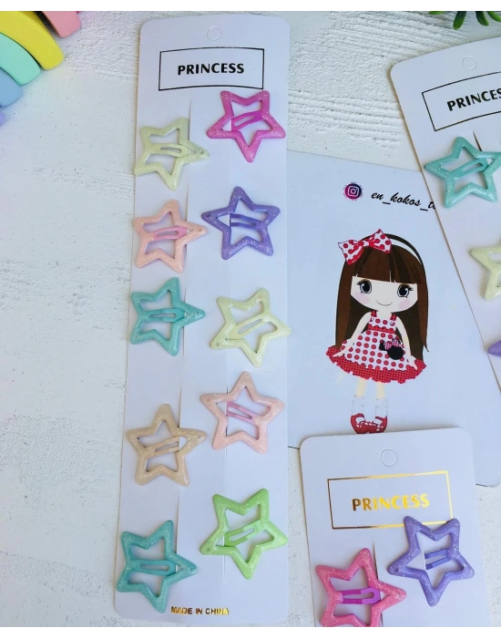 Renkli Çıtçıt Tokalar