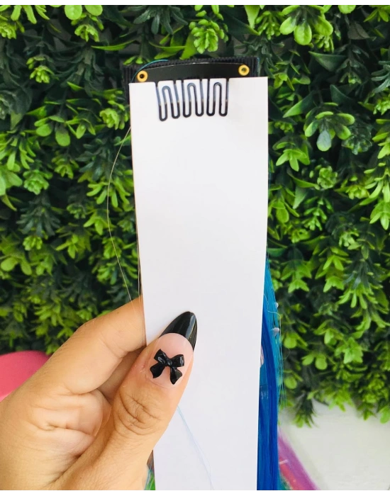 Renkli Sİmli Çıtçıt Yapay Saç